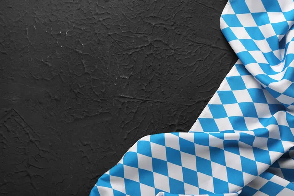 Stock image Flag of Bavaria on black background