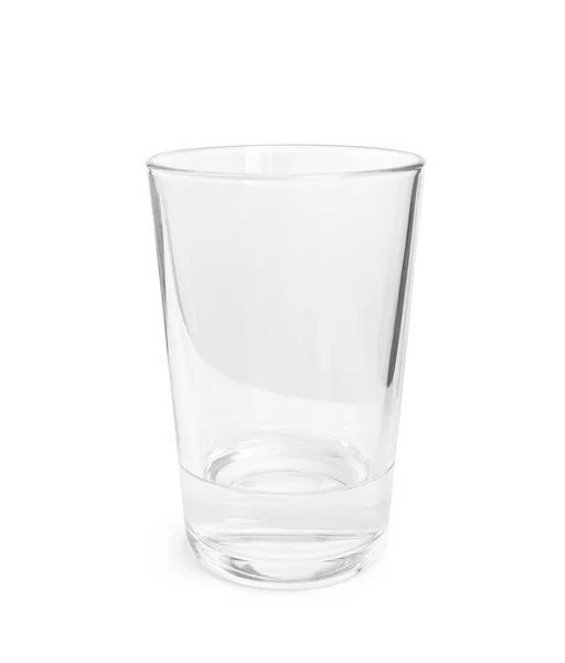 Glass Clean Water White Background — Stock Photo, Image