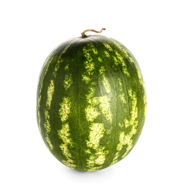 Frische Wassermelone Auf Weißem Hintergrund — Stockfoto