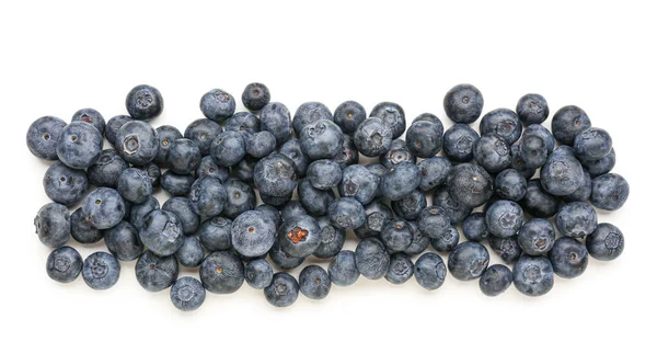 Ripe Fresh Blueberry White Background — Stock Photo, Image