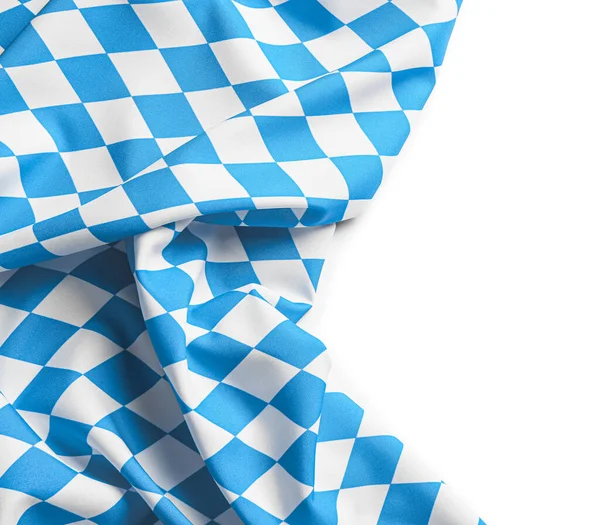 Flag Bavaria White Background — 图库照片
