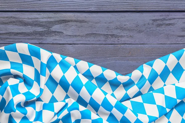 Flag Bavaria Blue Wooden Background — Stock Photo, Image