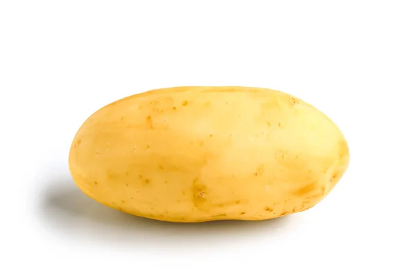 在白色背景下分离的生土豆 — 图库照片