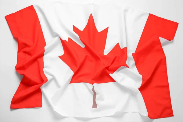 Bandera Canadá Sobre Fondo Blanco —  Fotos de Stock