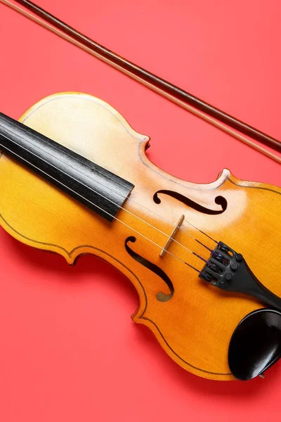Beautiful Violin Bow Color Background — Stock Photo, Image