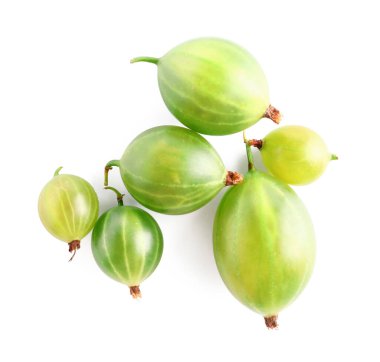 Beyaz arka planda taze bektaşi üzümü