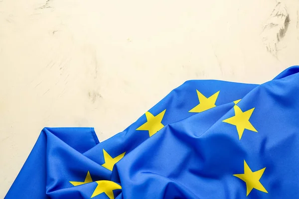 European Union Flag Light Background — Stock Photo, Image