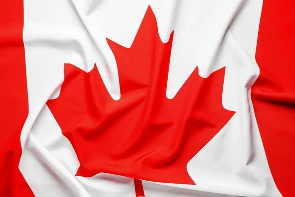 Bandera Canadá Sobre Fondo Gris — Foto de Stock