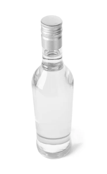 Üveg Vodka Izolált Fehér Alapon — Stock Fotó