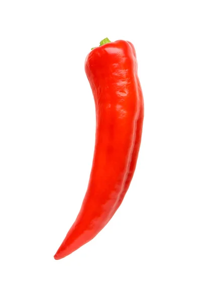 Красный Перец Чили Белом Фоне — стоковое фото