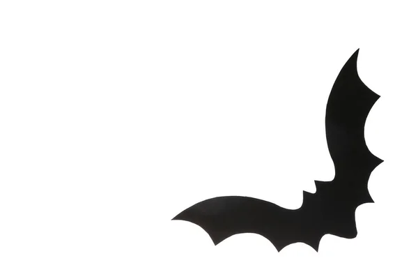 Morcego Papel Para Festa Halloween Fundo Branco — Fotografia de Stock