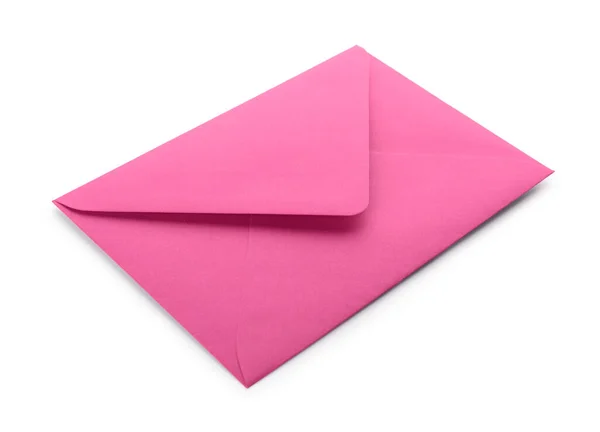 Envelope Colorido Isolado Fundo Branco — Fotografia de Stock