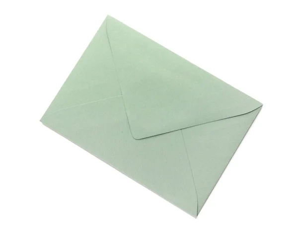 Enveloppe Papier Sur Fond Blanc — Photo