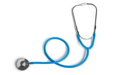 Işık arkaplanındaki modern steteskop