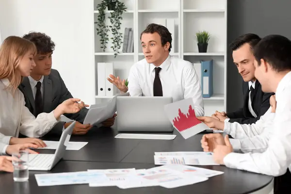 Group Business Consultants Working Office — Stock Photo, Image