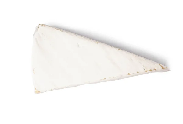 白い背景に美味しいカマンベールチーズ — ストック写真