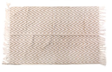 Beyaz arkaplanda zemin paspası