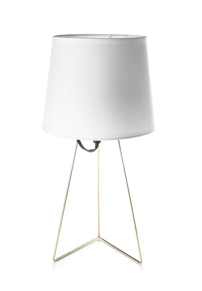 Stolní Lampa Bílém Pozadí — Stock fotografie