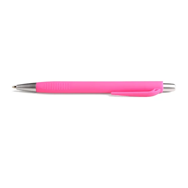 Pink Pen White Background — Stock Photo, Image