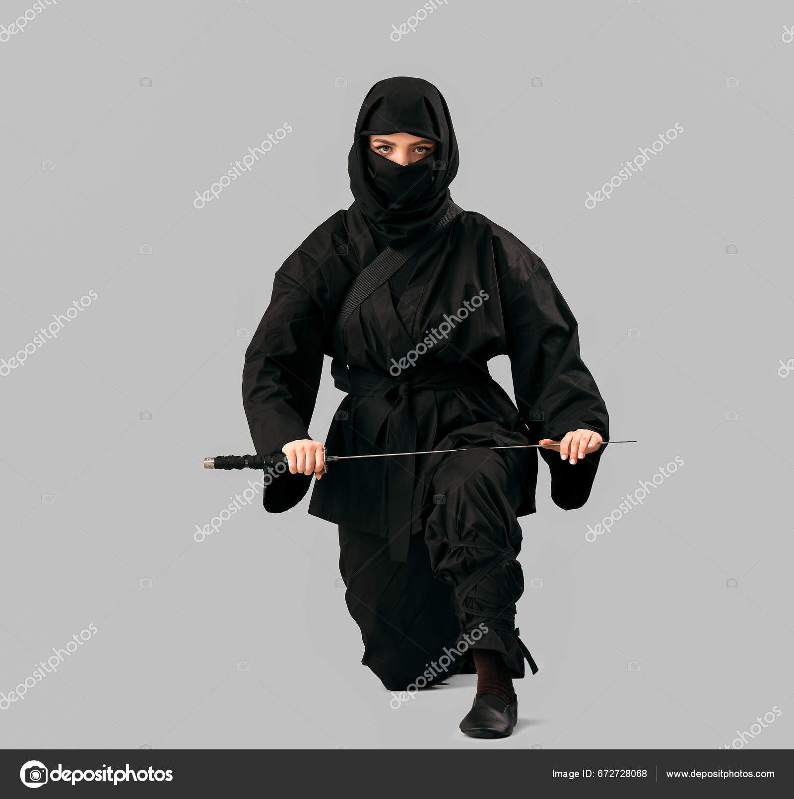 Ninja preto Fotos de Stock, Ninja preto Imagens sem royalties