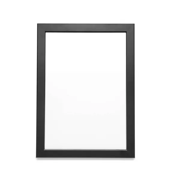 白色背景的空白画框 — 图库照片