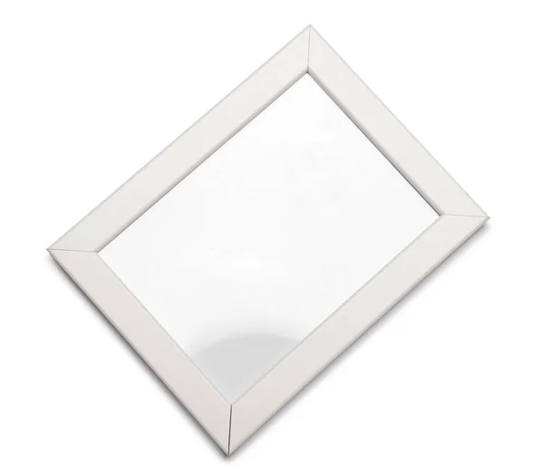 Blank Picture Frame White Background — Stock Photo, Image