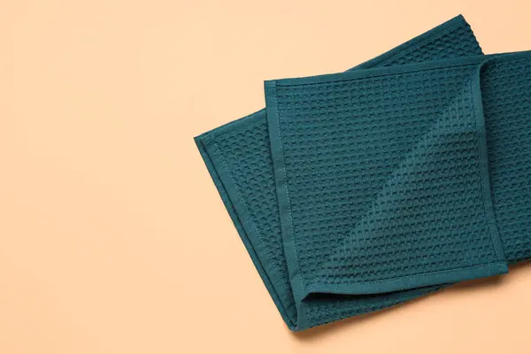Clean Cotton Napkins Color Background — Stock Photo, Image