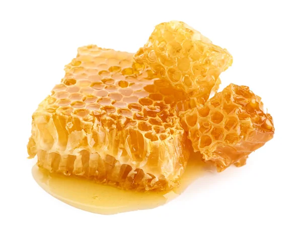 Sweet Honeycombs White Background Royalty Free Stock Images