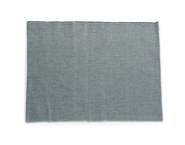 Beyaz arkaplanda kumaş masa minderi