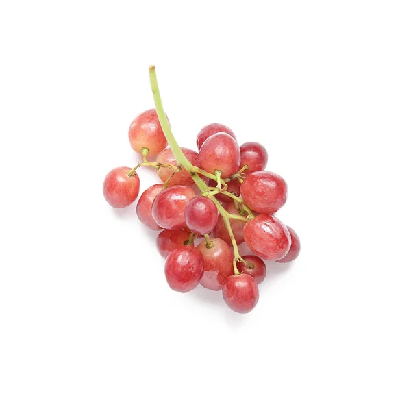 Tasty Ripe Grapes White Background — Stock Photo, Image
