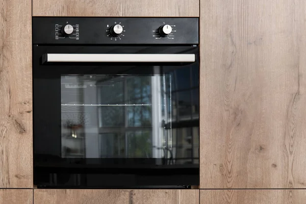 Modern built-in oven in kitchen