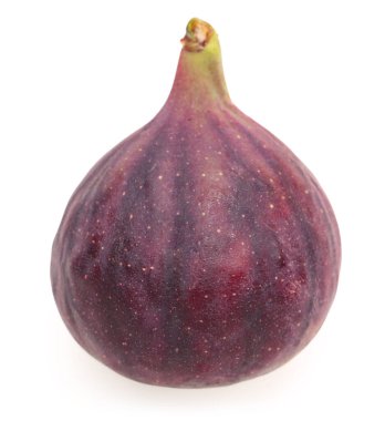 Beyaz arkaplanda taze incir