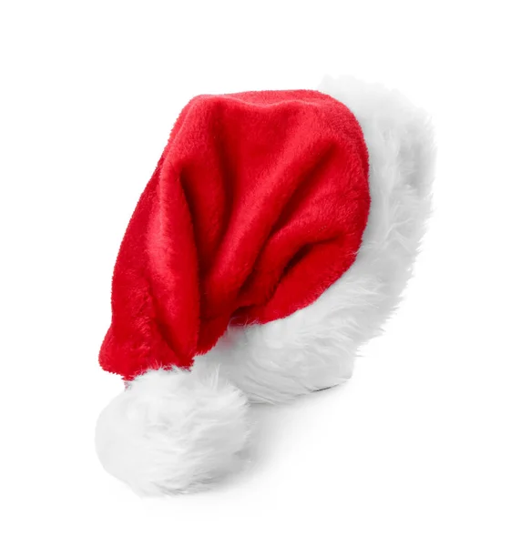 Weihnachtsmann Auf Weißem Hintergrund — Stockfoto
