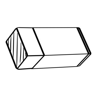 Beyaz arkaplanda okul silgisiName