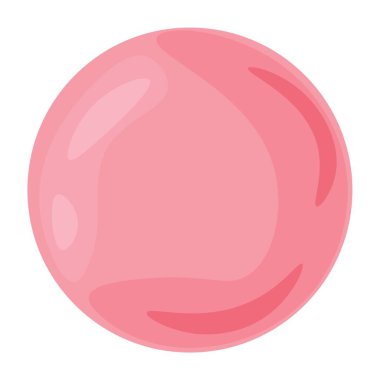 Beyaz arka planda yuvarlak hap