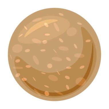 Beyaz arka planda yuvarlak hap