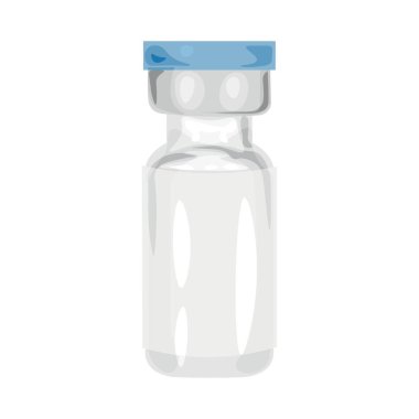 Ampul beyaz zemin üzerine tıp