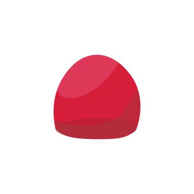 Beyaz arka planda lezzetli jöle şekeri