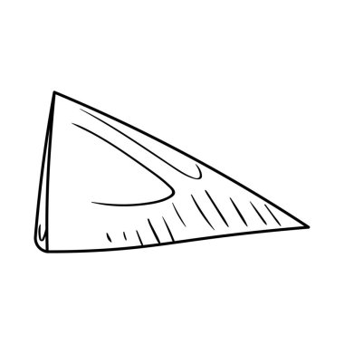 Beyaz arkaplanda şekerleme çantası