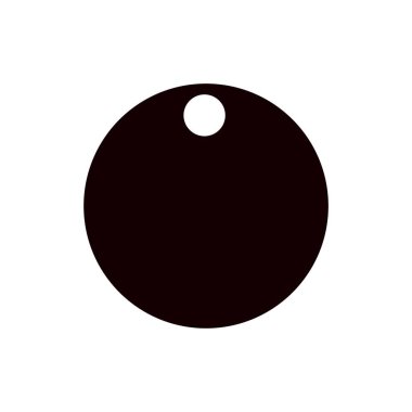 Beyaz arkaplanda yuvarlak kesim tahtası