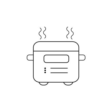 Beyaz arkaplanda çoklu fırın çiz