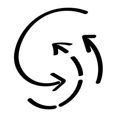 beyaz zemin üzerinde üç ok