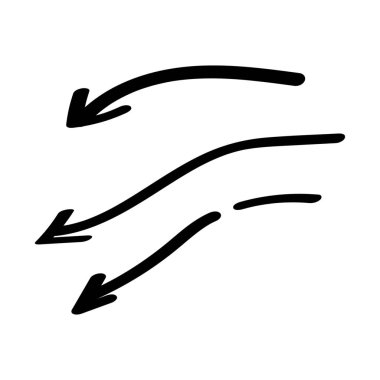 beyaz zemin üzerinde üç ok