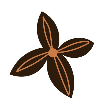 Beyaz arkaplanda güzel bir çiçek