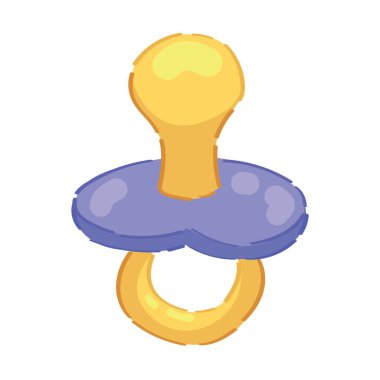 beyaz arkaplanda bebek emziği