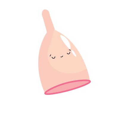 Beyaz arka planda şirin bir adet bardağı.