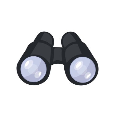 Beyaz arkaplanda cankurtaran dürbünü