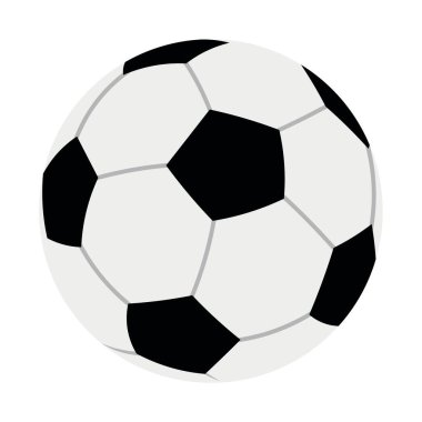 Beyaz arkaplanda Avrupa futbolu oynamak için top