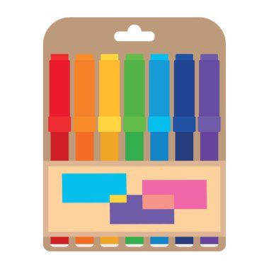 Beyaz arkaplanda okul işaretleri kümesi