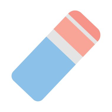 Beyaz arkaplanda okul silgisiName